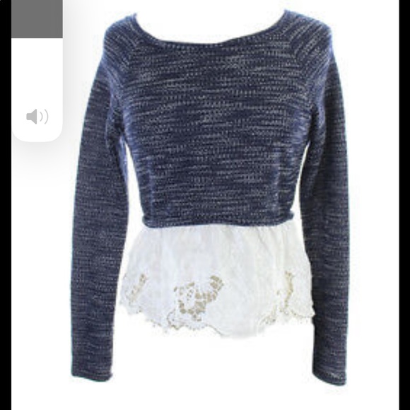 Maison Jules Sweater and Eyelet Top - Picture 2 of 5